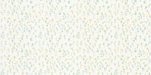 Зелёные обои с цветами Kerama Marazzi Weekend KM7804
