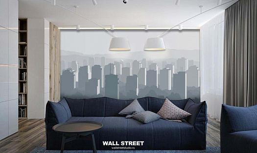 Фотообои в интерьере артикул Urban 45, URBAN, Wall street