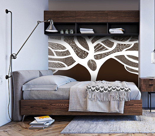 Фотообои в интерьере артикул Arbre 6, ДЕРЕВО / ARBRE, Wall street
