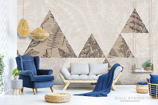 Фотообои в интерьере артикул Geometry 11, ГЕОМЕТРИЯ / GEOMETRY, Wall street