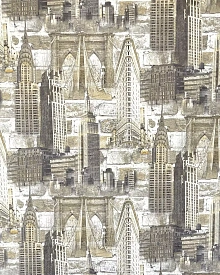 Обои город в спальню Industry New York SL8631-24