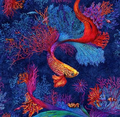 Фотообои CORALS 1, KIDS, Factura Фотообои CORALS 1, KIDS, Factura